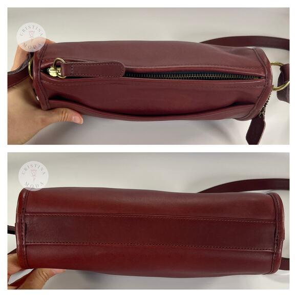 Vintage Coach Austin Bag 9909 Bordeaux USA 1990's - Picture 5 of 10